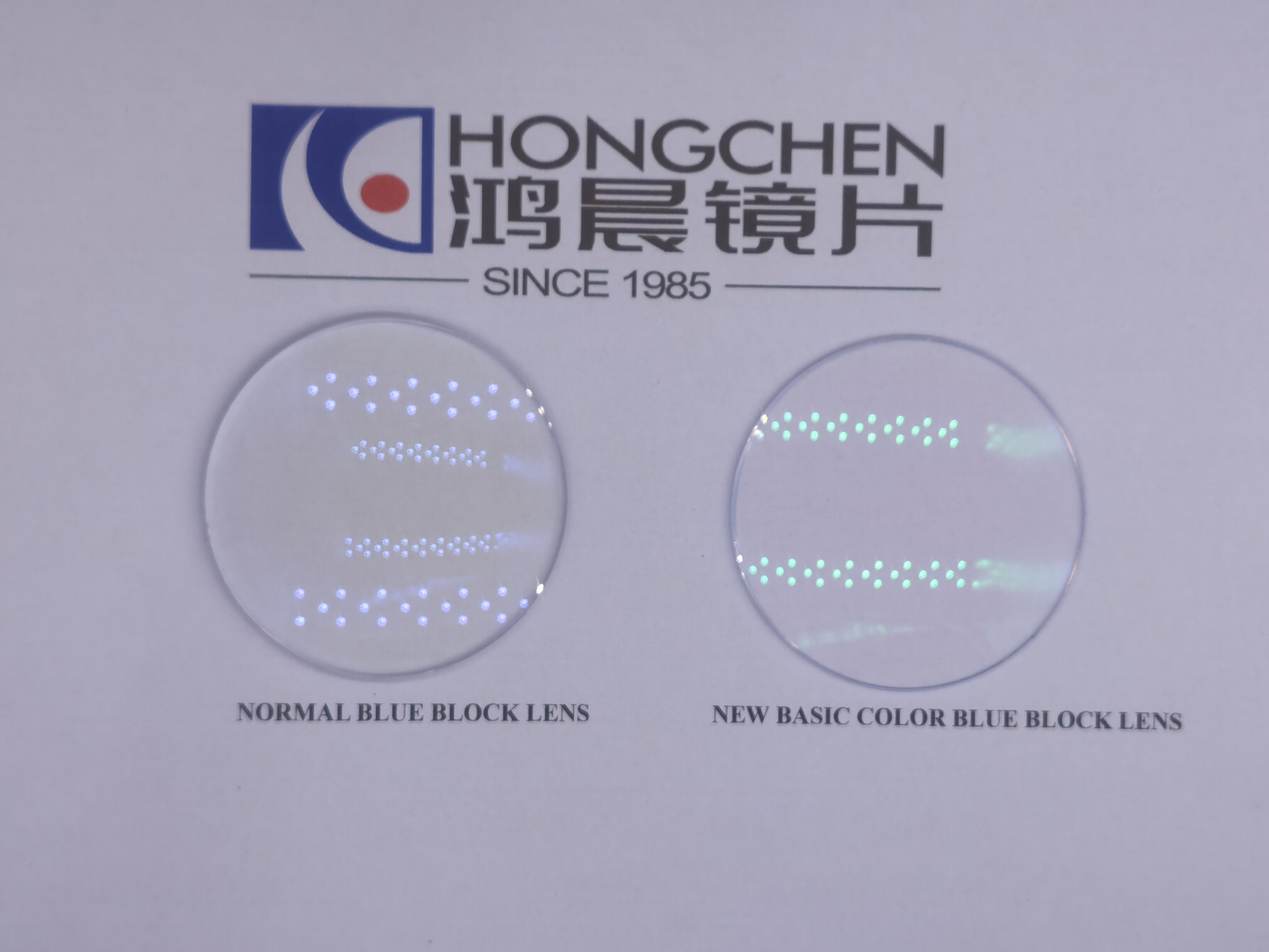 China New! 1.56 Clear Blue Block HMC Green Coating New generation blue ...